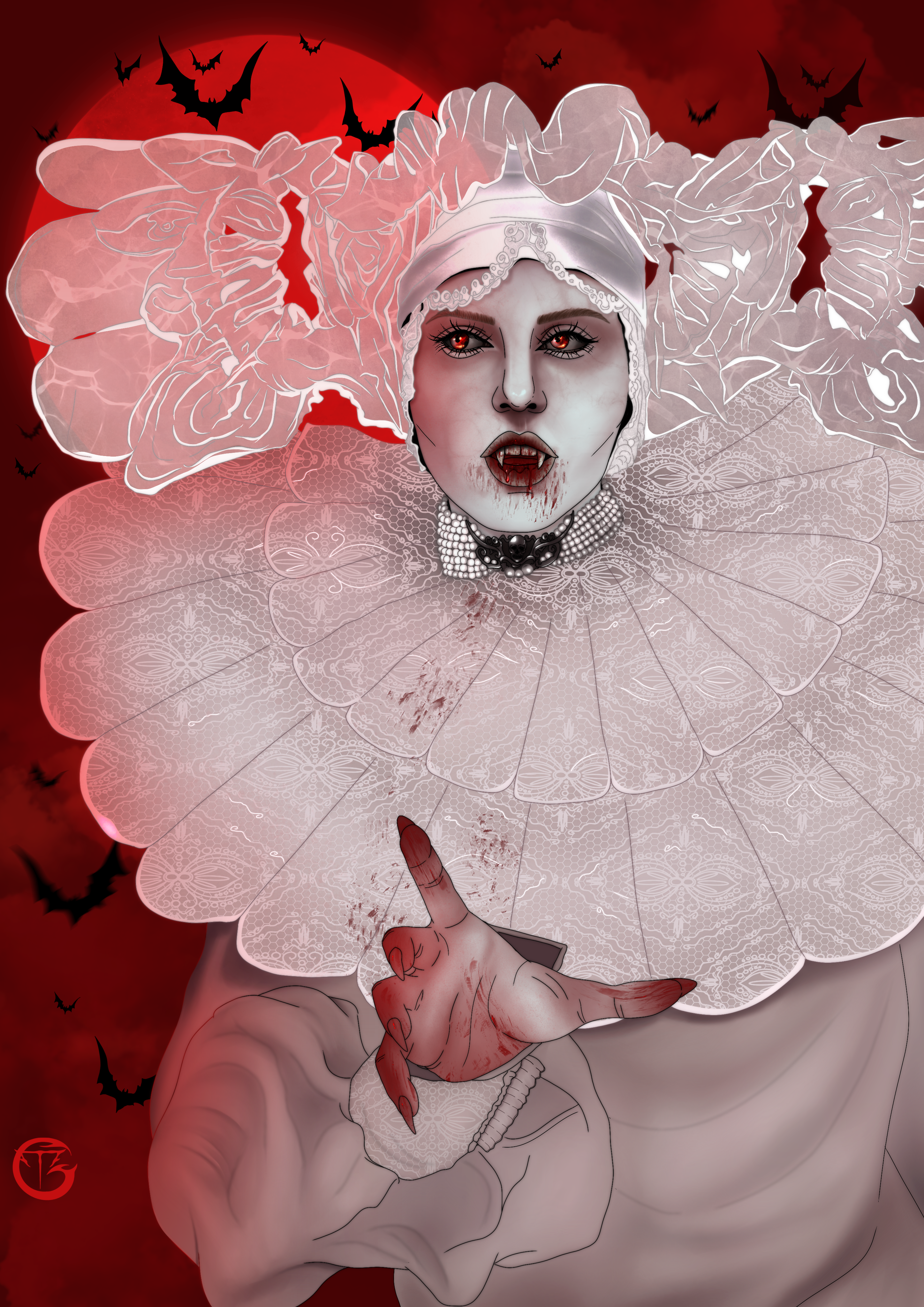 Ilustração Lucy Westenra Dracula de Bram Stoker